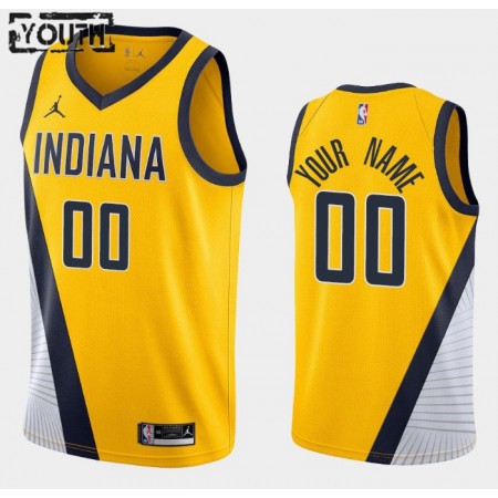 Kinder NBA Indiana Pacers Trikot Benutzerdefinierte Jordan Brand 2020-2021 Statement Edition Swingman
